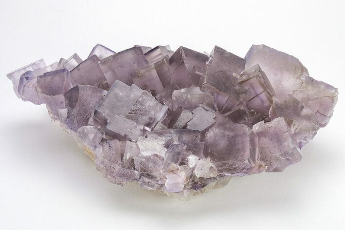 Purple Cubic Fluorite With Fluorescent Phantoms - Cave-In-Rock #208793
